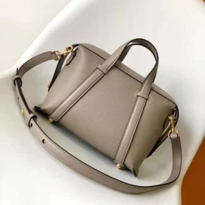 Fendi Women Boston 365 Dove Gray Leather Bag 8BL152APZAF11WS