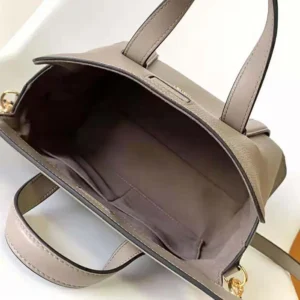Fendi Women Boston 365 Dove Gray Leather Bag 8BL152APZAF11WS