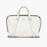 Fendi Women Boston 365 Lce White Leather Bag 8BL152APZAF0K7E