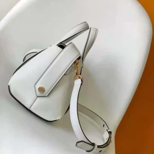 Fendi Women Boston 365 Lce White Leather Bag 8BL152APZAF0K7E