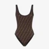 Fendi Women Brown Lycra® Reversible Swimsuit FXB922ADHBF0GME 8 Fendi Women Brown Lycra® Reversible Swimsuit FXB922ADHBF0GME