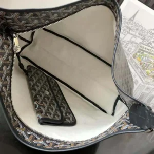 Goyard Unisex Bohème Hobo Bag-Black BOHEMEPMLTY01CL01P