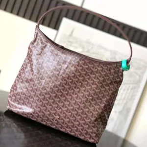 Goyard Unisex Bohème Hobo Bag-Maroon BOHEMEPMLTY33CL33P