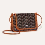 Goyard Women Plumet Pocket Wallet-Brown PLUMETPMLTY01CL03P