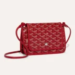 Goyard Women Plumet Pocket Wallet-Red PLUMETPMLTY02CL02P