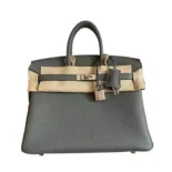 Hermes Birkin 30 Bag in Epsom Leather with Gold Hardware-Grey