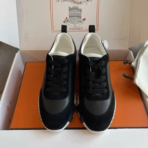 Hermes Unisex Bouncing Sneaker-Black H242250Z 02350