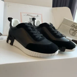 Hermes Unisex Bouncing Sneaker-Black H242250Z 02350