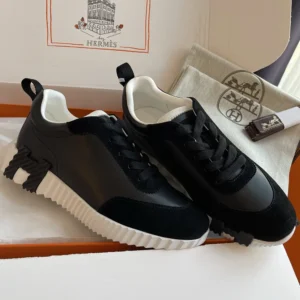 Hermes Unisex Bouncing Sneaker-Black H242250Z 02350