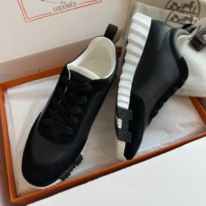 Hermes Unisex Bouncing Sneaker-Black H242250Z 02350