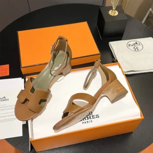 Hermes Women Encens 50 Sandal-Brown H221121Z A3380