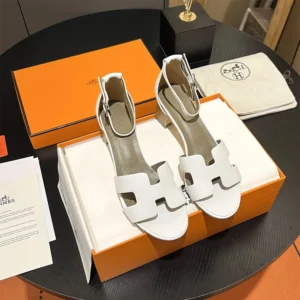 Hermes Women Encens 50 Sandal-White H221119Z 90380