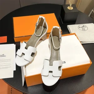 Hermes Women Encens 50 Sandal-White H221119Z 90380