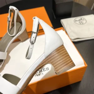 Hermes Women Encens 50 Sandal-White H221119Z 90380