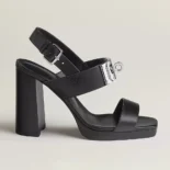 Hermes Women Ilona 90 Sandal-Black H241153Z 02355