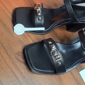 Hermes Women Ivresse 65 Sandal-Black H241152Z 02360