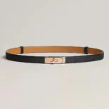 Hermes Women Kelly 18 Belt-Black H069853CD89