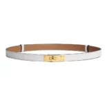 Hermes Women Kelly 18 Belt-White H069853CC01