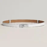 Hermes Women Kelly 18 Belt-White H069853CK01
