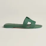 Hermes Women Oran Sandal-Green H202272Z EC350