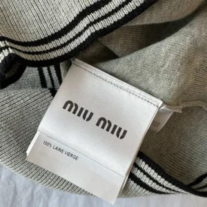 Miu Miu Women Cotton Jersey Polo Shirt MML95615BLF03UISOOO