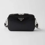 Prada Men Brique Saffiano Leather Bag-Black 2VH173