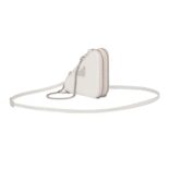 Prada Unisex Saffiano Leather Mini Pouch-White 1NR015