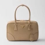 Prada Women Re-Edition 1978 Medium Re-Nylon and Saffiano Leather Two-handle Bag 1BB115