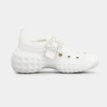 Roger Vivier Women Viv' Run Light Trekky Sneakers in Fabric-White