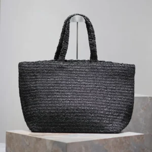 Saint Laurent YSL Unisex Saint Laurent YSL Women Saint Laurent Tote in Raffia 756269GAAEI1000