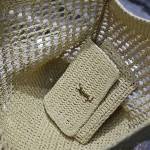 Saint Laurent YSL Women Icare in Raffia 772191GAAEK2063