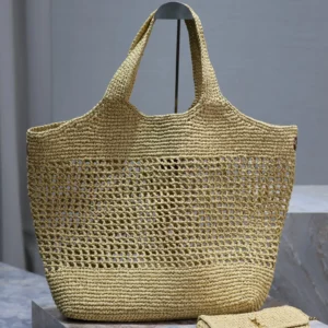 Saint Laurent YSL Women Icare in Raffia 772191GAAEK2063