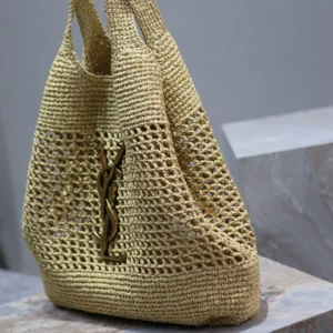 Saint Laurent YSL Women Icare in Raffia 772191GAAEK2063
