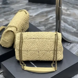 Saint Laurent YSL Women Jamie Medium in Raffia 515821GAAAT2087