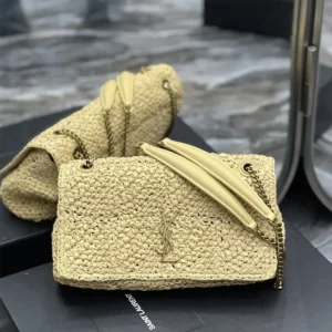 Saint Laurent YSL Women Jamie Medium in Raffia 515821GAAAT2087