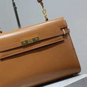 Saint Laurent YSL Women Manhattan Top-handle in Box Saint Laurent-Brown