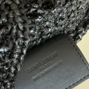 Saint Laurent YSL Women Oxalis Bag in Raffia Macramé 773984GAAEA1000