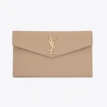 Saint Laurent YSL Women Uptown Pouch in Grain De Poudre Embossed Leather 5657391GF0J2721