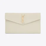 Saint Laurent YSL Women Uptown Pouch in Grain De Poudre Embossed Leather 5657391GF0J9207