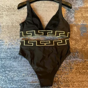 Versace Women Greca Border Bikini Top Bottoms A1008