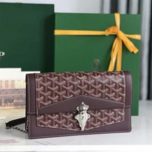 Goyard Unisex Duchesse Marie Caroline Bag-Burgundy DUCHESPMLTY33CL33P