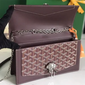 Goyard Unisex Duchesse Marie Caroline Bag-Burgundy DUCHESPMLTY33CL33P