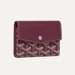 Goyard Unisex Saint Gabrie Wallet-Maroon STGABRPMLTY33CL33P