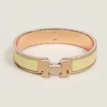 Hermes Unisex Clic H Bracelet-Yellow H700001FO9ZGM