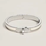 Hermes Unisex Mini Clic Kelly Bracelet-White H200004FP85PM