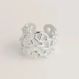 Hermes Women Chaine D Ancre Enchainee Ring Large Model