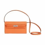 Hermes Women Kelly To Go in Epsom Leather-Orange