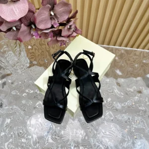 Jimmy Choo Women Ayla Flat Black Nappa Leather Flats AYLAFLATNAP