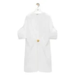 Loewe Women Pebble Dress in Cotton-White S359Y09XEF