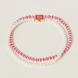 Miu Miu Women Metal and Synthetic Pearl Choker 5IC1022F79F0011
